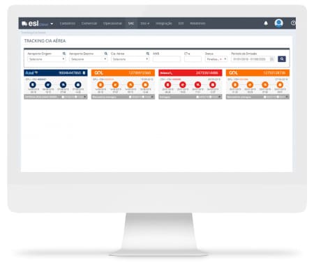 AÉREO - M. INTEGRAÇÕES TRACKING CIA AÉREA