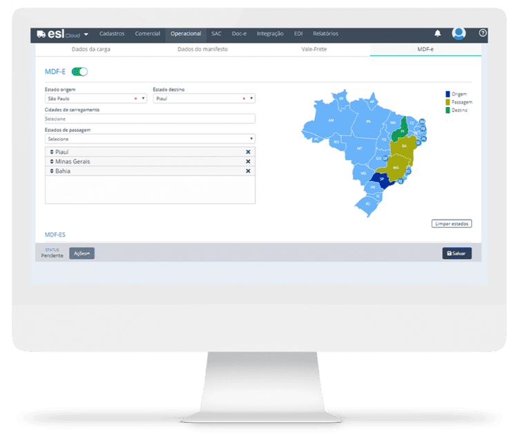 AÉREO - M. OPERERACIONAL MANIFESTOS 5 MDF-E