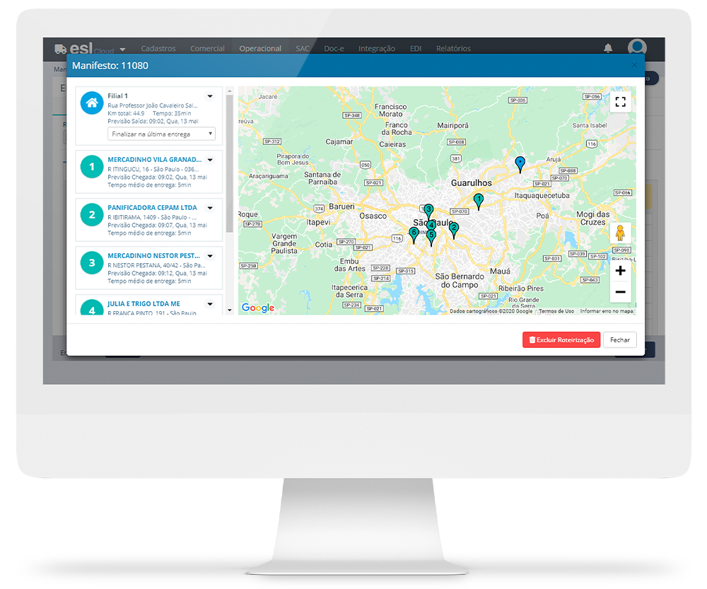 RODOVIÁRIO - M. OPERACIONAL ROTEIRIZADOR