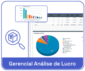 Tela de dashboard ESL Analise Lucro