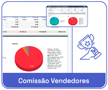 Tela de dashboard ESL Sistemas Vendedores