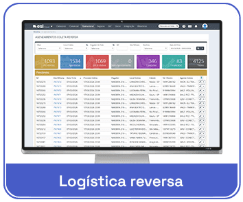 Tela de dashboard ESL Sistemas Reversa