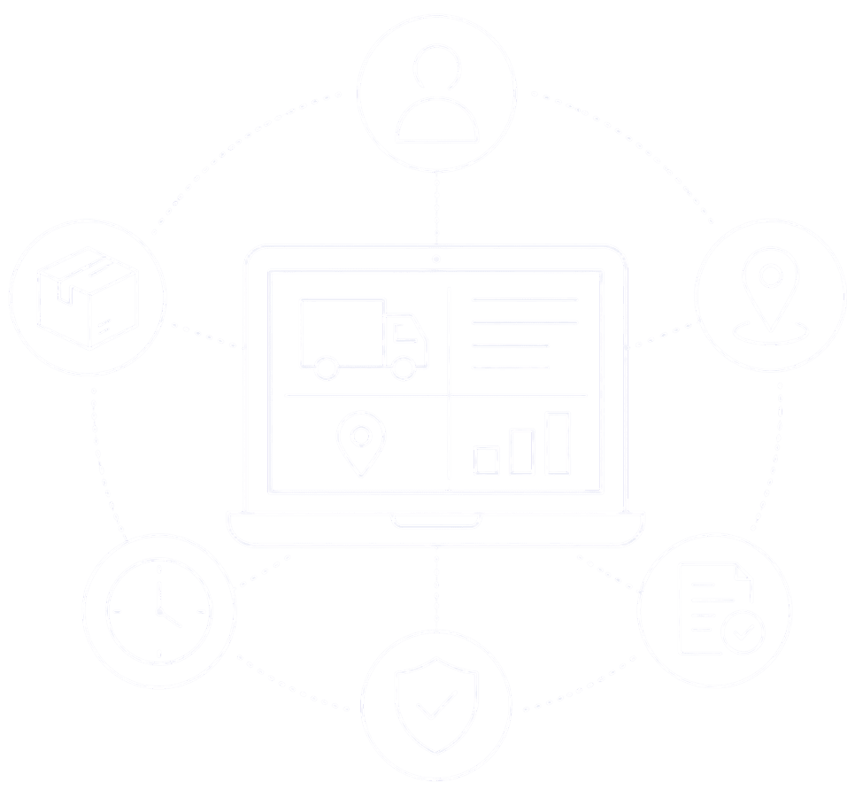 Sistema de logística com rastreamento e entregas online