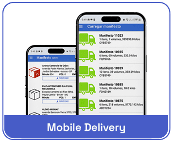Tela de dashboard ESL Mobile Delivery