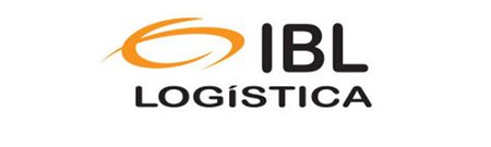 Logo da IBL Logística com símbolo laranja